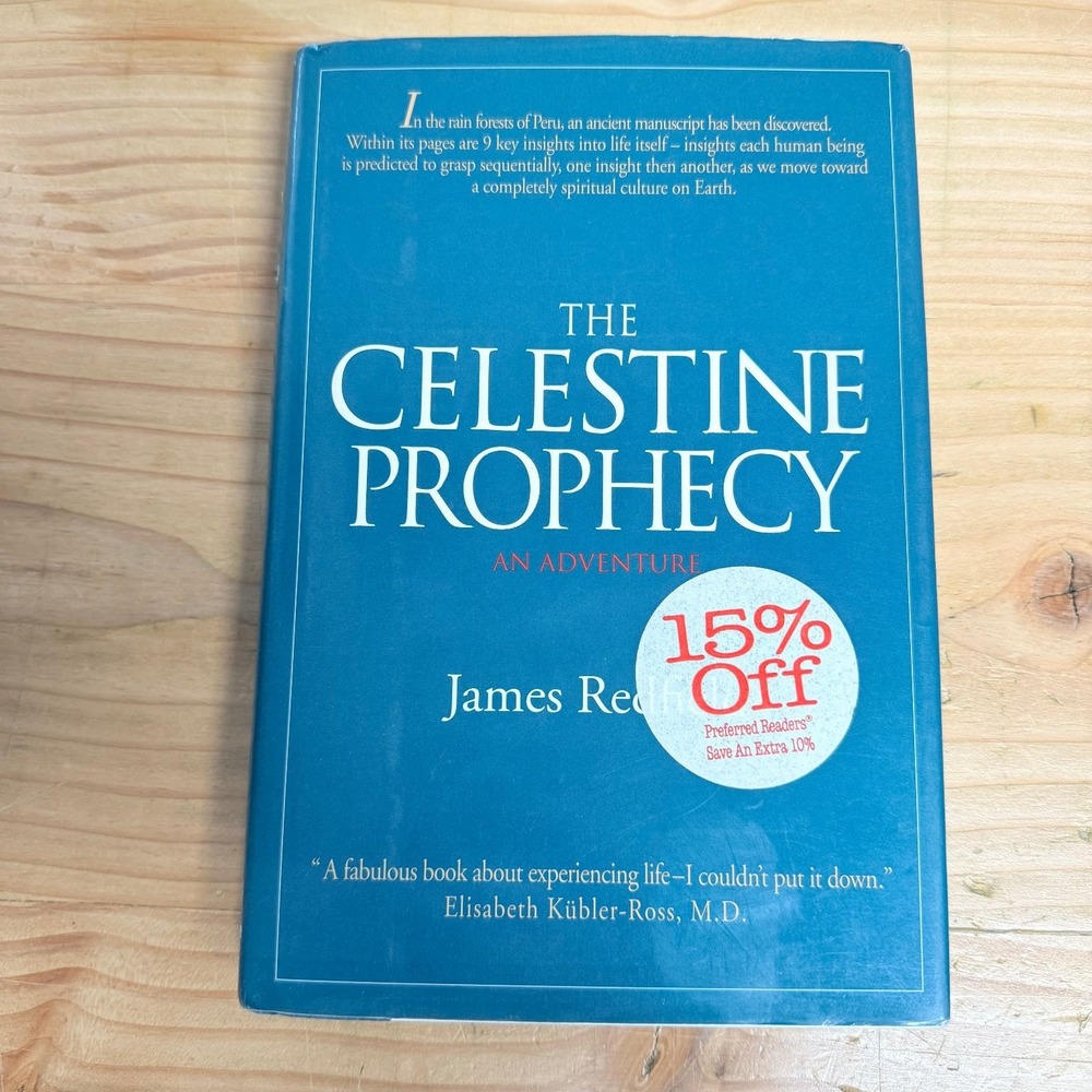 Celestine Prophecy James Redfield 1994 First Warner Printing Adventure Warner